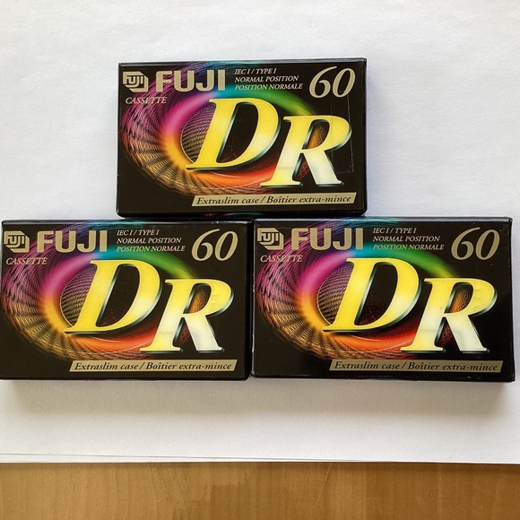 Fuji Sealed 60 min cassette Tapes blank - Picture 1 of 4